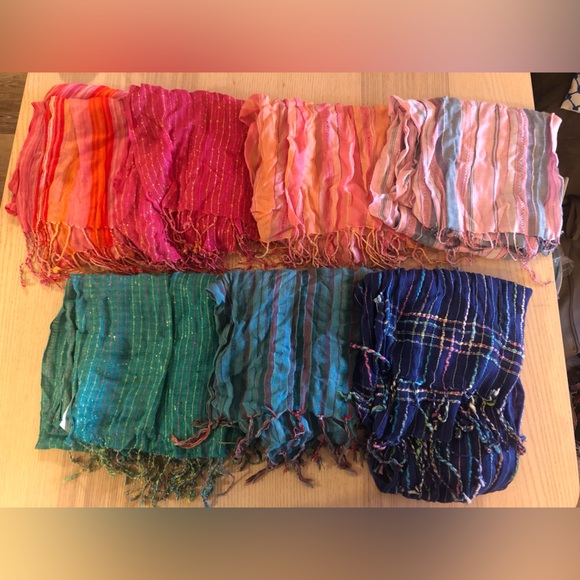 Scarfs EUC Lot of 7, Made in Israel - Picture 1 of 3